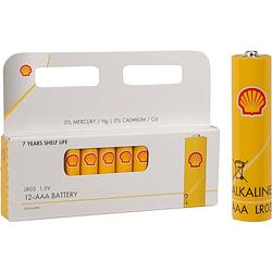 Foto van Batterijen shell - aaa type - 12x stuks - alkaline - minipenlites aaa batterijen