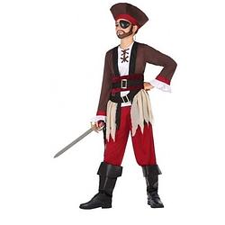 Foto van Piraten kapitein kostuum voor jongens 140 (10-12 jaar) - carnavalskostuums