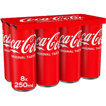 Foto van Cocacola original taste 8 x 250ml bij jumbo