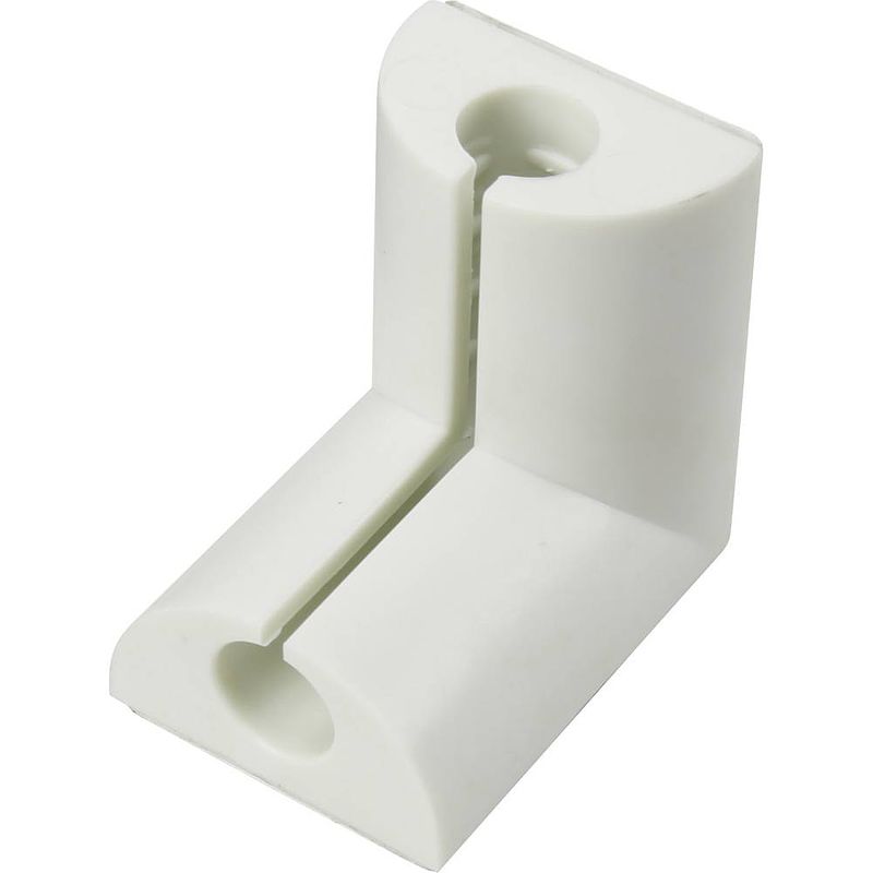 Foto van Tru components kabelclip 1226938 bundel-ø (bereik) 8 mm (max) voor hoekmontage wit 1 stuk(s)