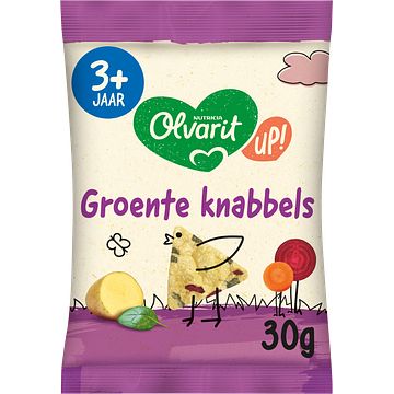 Foto van Olvarit up! groente knabbels 3+ jaar 30g bij jumbo