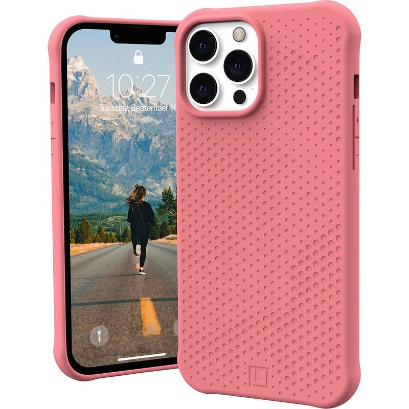 Foto van Urban armor gear dot case backcover apple iphone 13 pro max roze