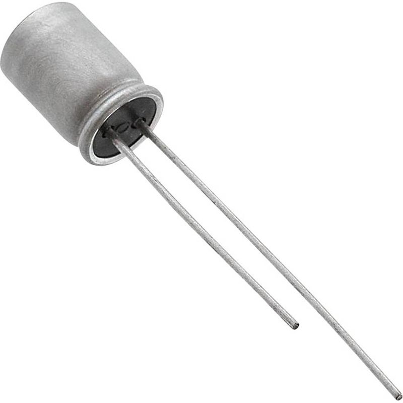 Foto van Panasonic 16sepc100mw elektrolytische condensator radiaal bedraad 2.5 mm 100 µf 16 v 20 % (ø) 6.3 mm 1 stuk(s)