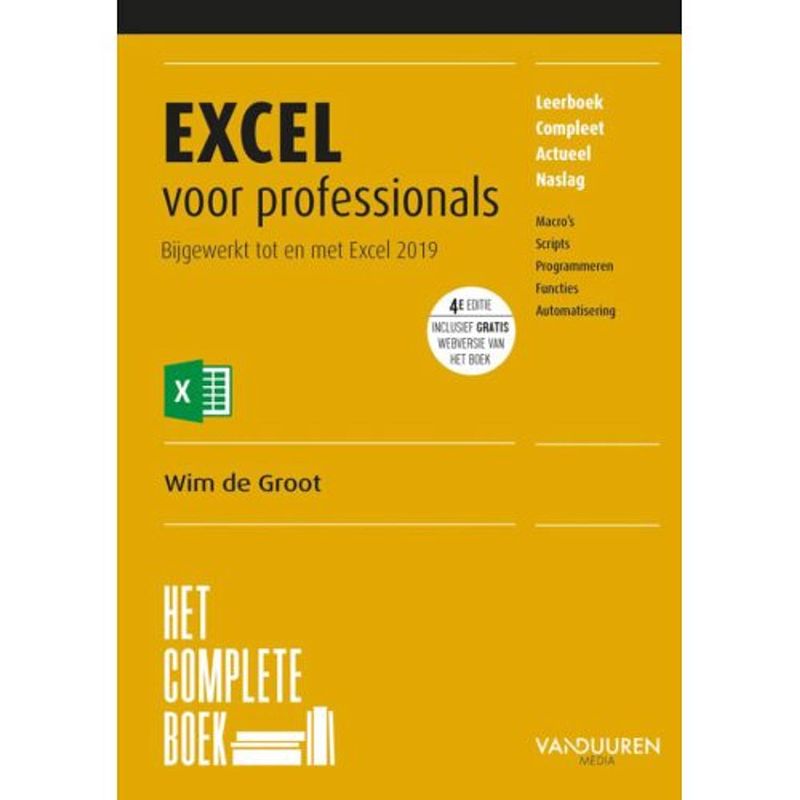 Foto van Het complete boek excel voor professionals,