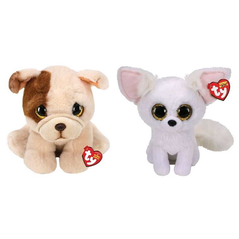 Foto van Ty - knuffel - beanie buddy - houghie dog & phoenix fox