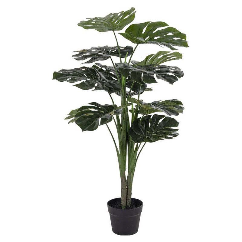 Foto van House nordic kunstplant monstera 90 cm groen