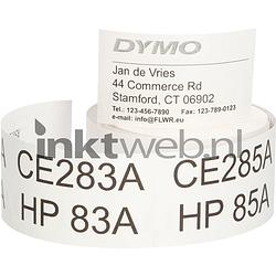 Foto van Huismerk dymo naambadge etiketten 89 mm x 51 mm wit labels
