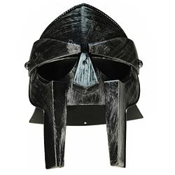 Foto van Gladiator ridder soldaten helm zwart voor volwassenen - verkleedhoofddeksels