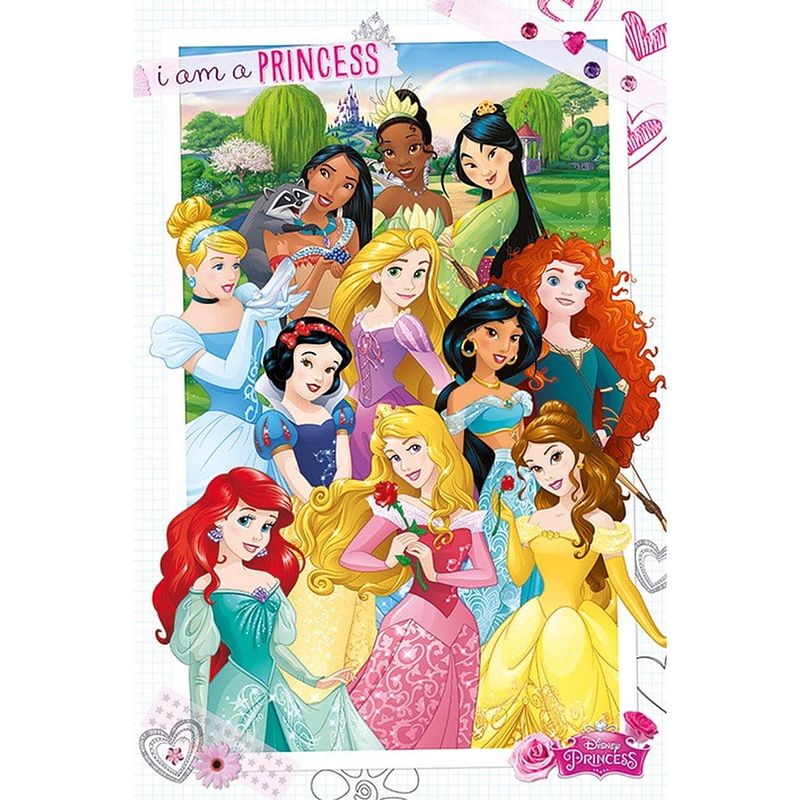 Foto van Pyramid disney princess i am a princess poster 61x91,5cm