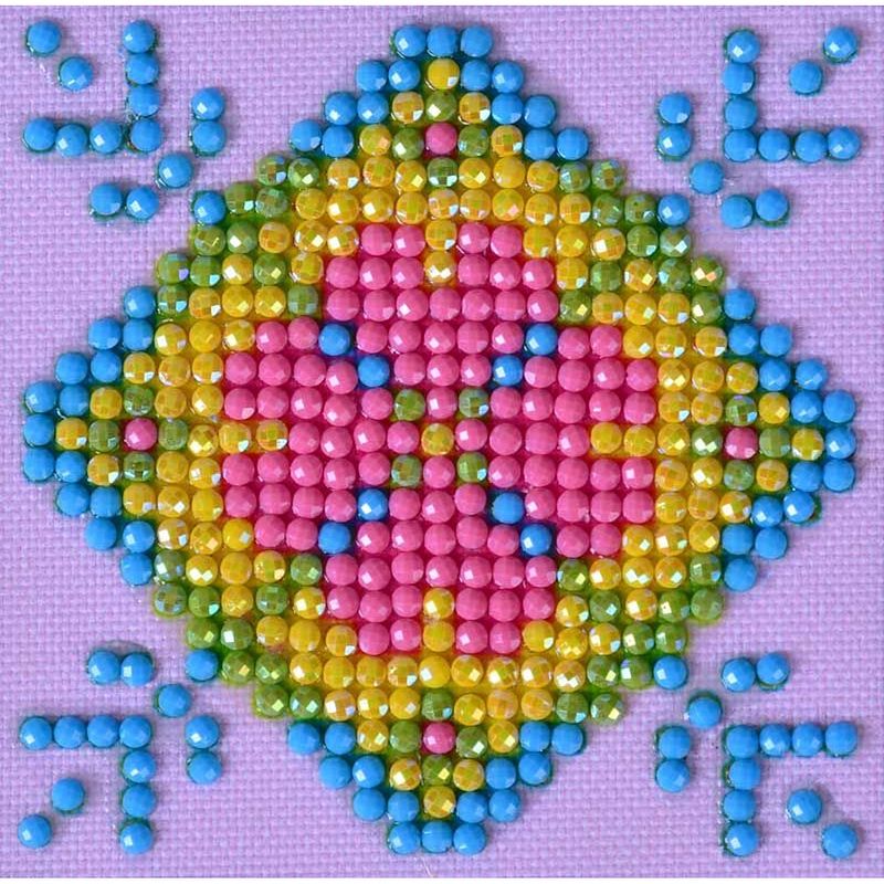 Foto van Patchwork mandala 2 diamond dotz - 7x7 cm - diamond painting