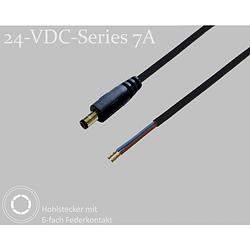 Foto van Bkl electronic dc-connector holle dc-stekker - adereindhulzen 5.5 mm 2.5 mm 1.5 m 1 stuk(s) single