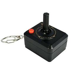 Foto van World smallest toys sleutelhanger atari sound joystick zwart