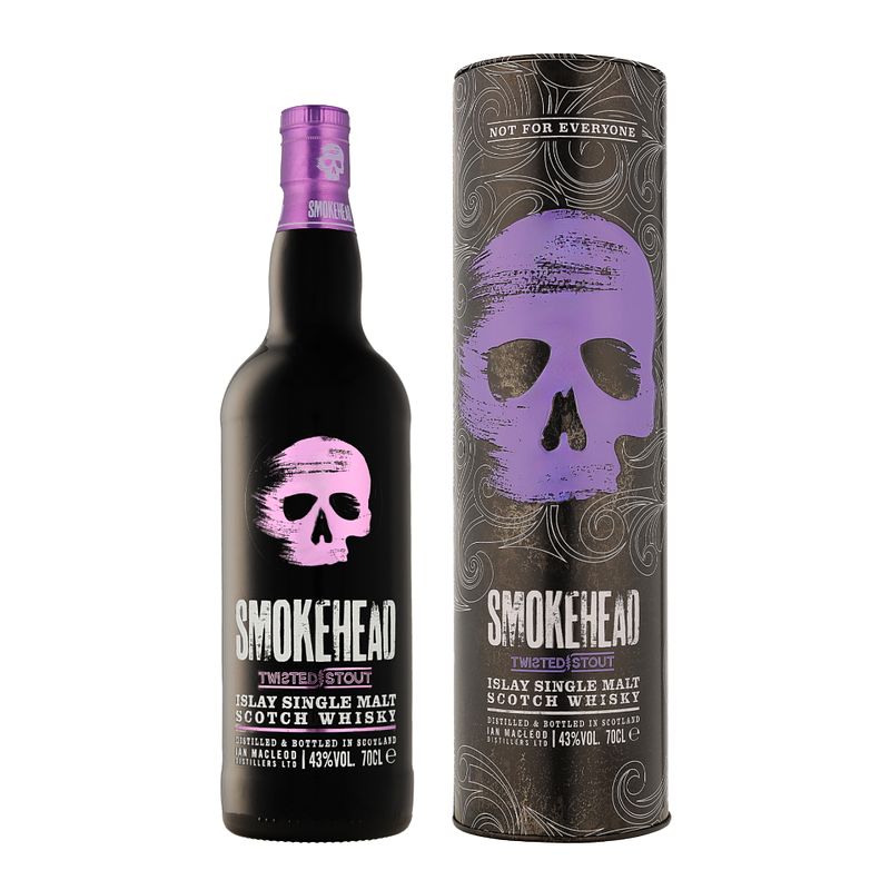 Foto van Smokehead twisted stout 70cl whisky + giftbox