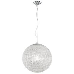 Foto van Trio hanglamp sweety 40 cm e27 staal 60w wit/zilver