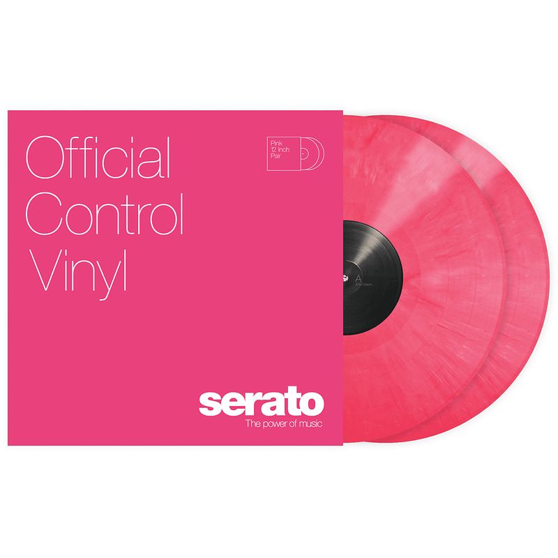 Foto van Serato scv-ps-pnk-ov standard colors 12" vinyl roze (2 stuks)