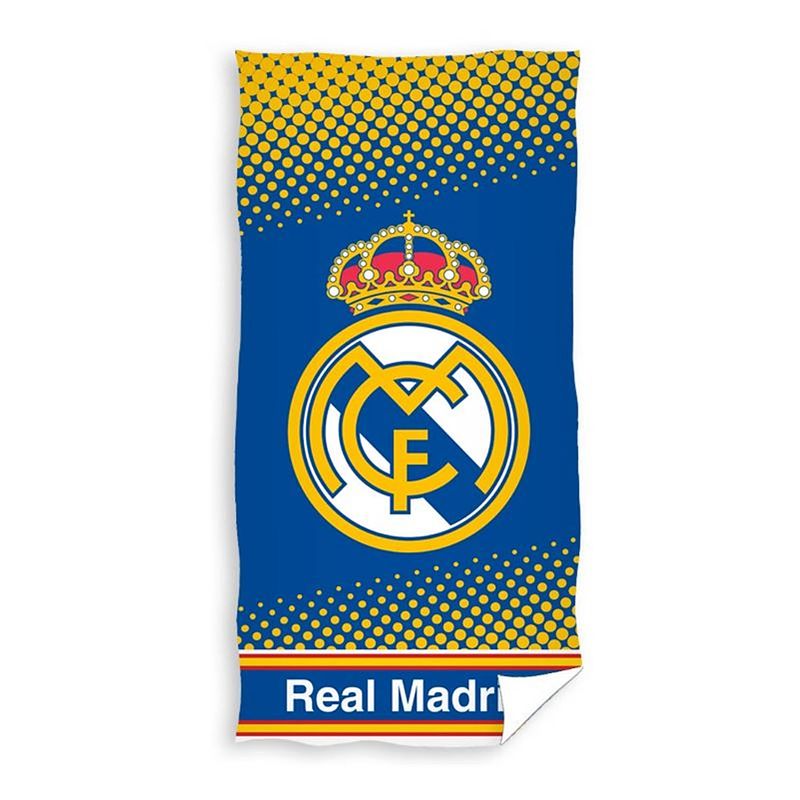 Foto van Real madrid c.f. strandlaken - 100% katoen - 70x140 cm - multi