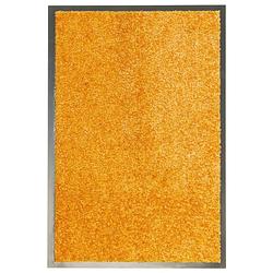 Foto van Vidaxl deurmat wasbaar 40x60 cm oranje