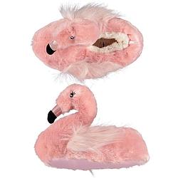 Foto van Roze flamingo pantoffels/sloffen voor meisjes 31-34 - sloffen - kinderen