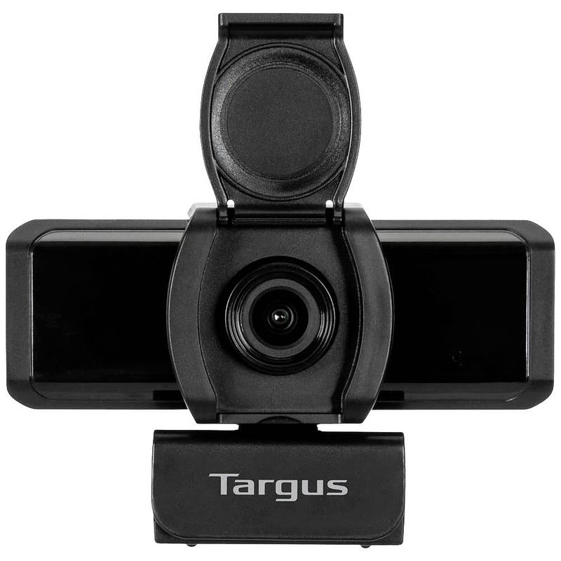 Foto van Targus webcam pro full hd-webcam 1920 x 1080 pixel geïntegreerd afdekpaneel, klemhouder, standvoet