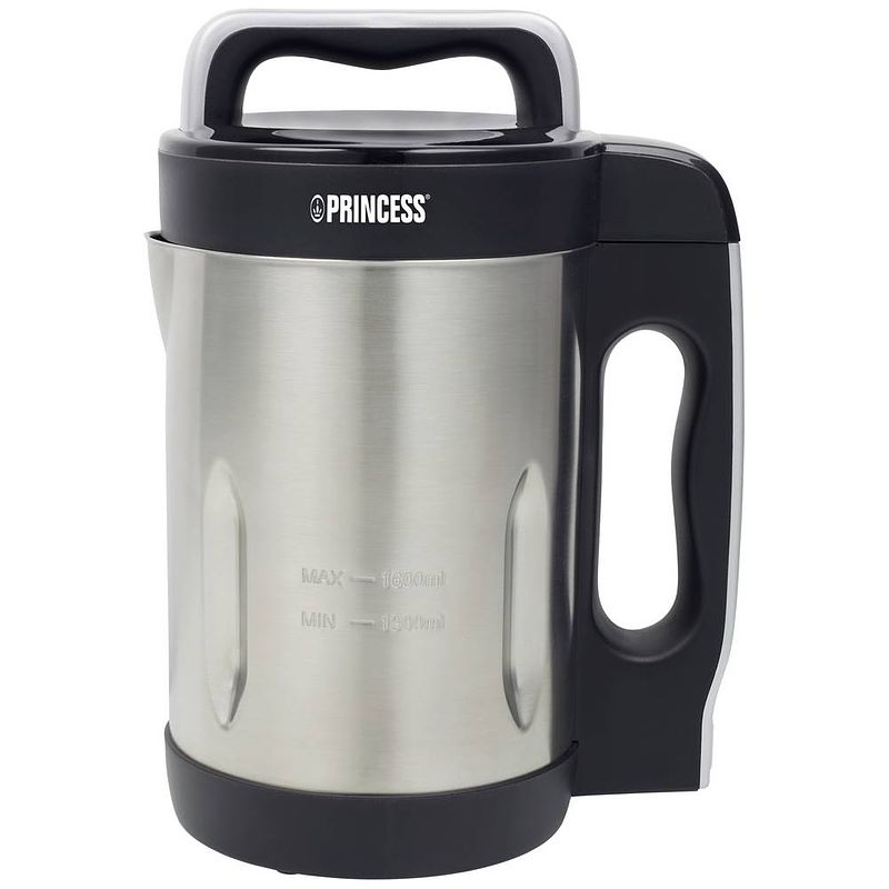 Foto van Princess 214001 blender 160 w rvs, zwart