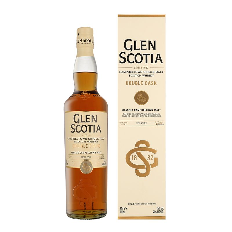 Foto van Glen scotia single malt double cask 70cl whisky + giftbox