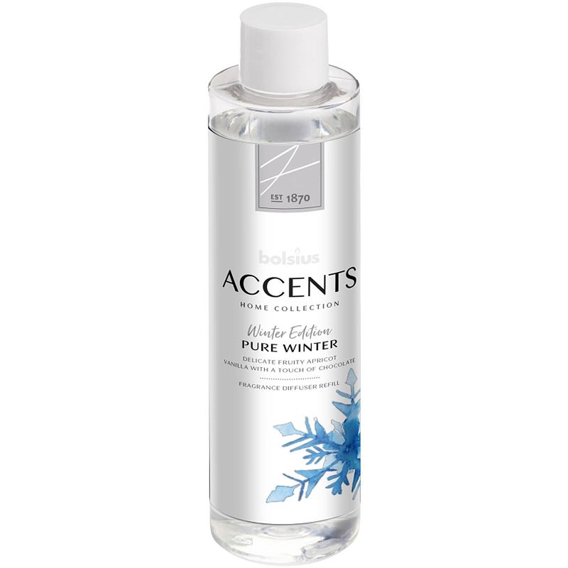 Foto van Bolsius navulling - voor geurstokjes - accents - pure winter - 200 ml