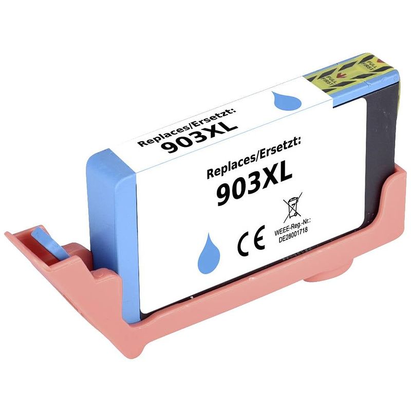 Foto van Renkforce inktcartridge vervangt hp 903 xl (t6m03ae) compatibel cyaan rf-5705454