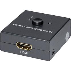 Foto van Maxtrack cs 32 l hdmi-switch bidirectioneel bruikbaar 3840 x 2160 pixel zwart