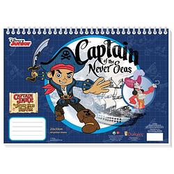 Foto van Diakakis tekenboek captain jake jongens 33 cm papier donkerblauw