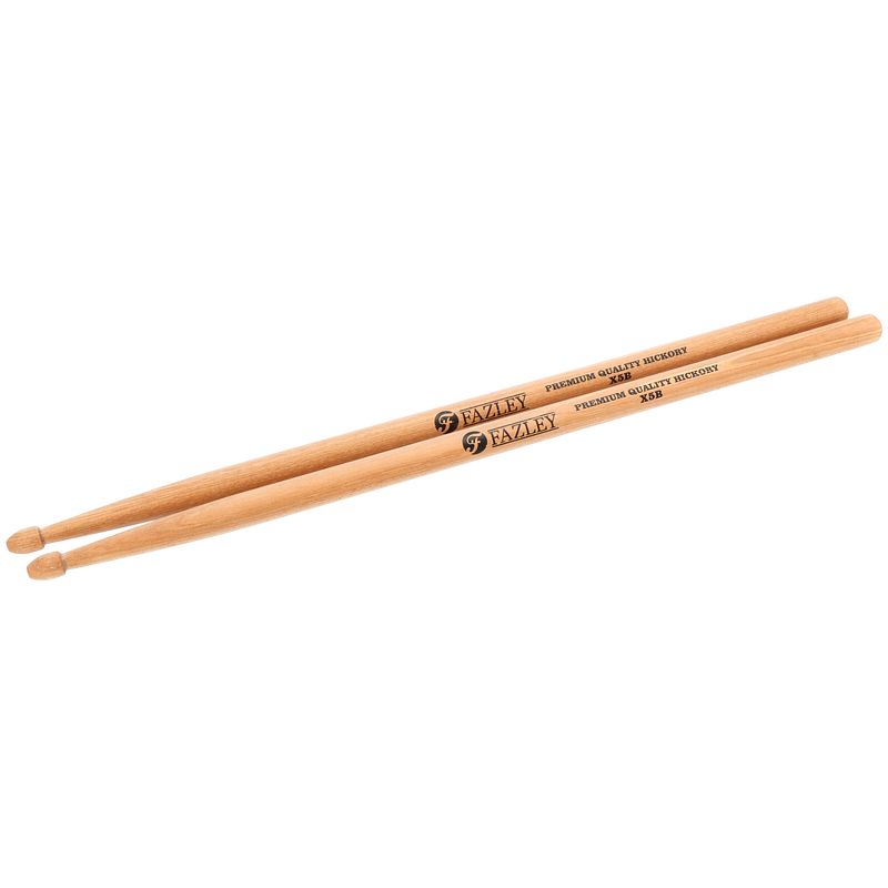 Foto van Fazley stix-x5b drumstokken met houten tip