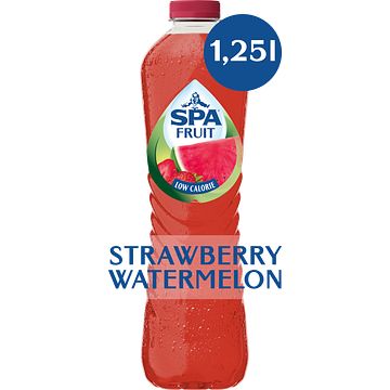 Foto van Spa fruit nietbruisende fruitige frisdrank strawberry watermelon 1, 25l bij jumbo