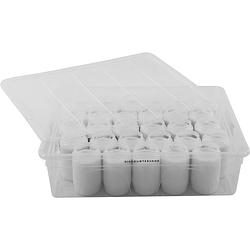 Foto van Opbergbox transparant - 38 cm - polypropeen - opberger - opbergbakken - opbergdoos -12liter -40x32x11 cm