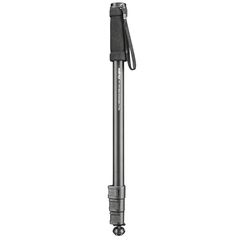 Foto van Walimex pro wt-1003 monopod 1/4 inch werkhoogte: 55 - 171 cm donkergrijs incl. tas