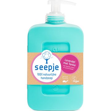 Foto van Seepje 100% natuurlijke handzeep lavendel met tonka 300ml bij jumbo