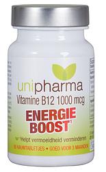 Foto van Unipharma vitamine b12 1000mcg energie boost