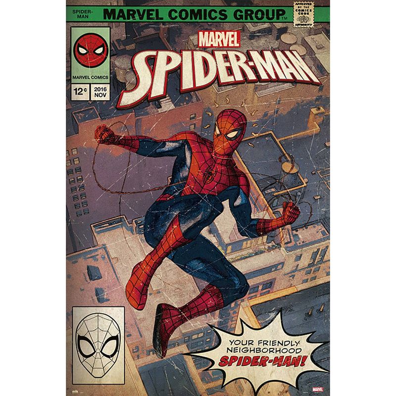 Foto van Grupo erik marvel spider-man comic front poster 61x91,5cm