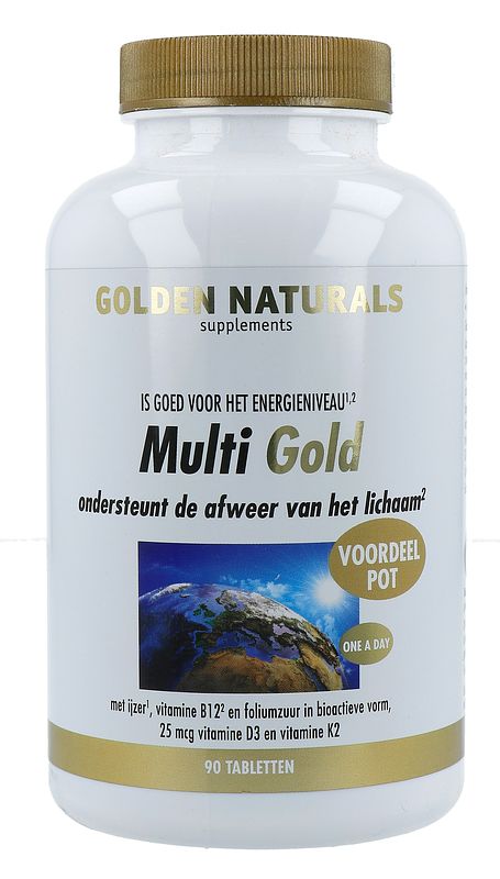 Foto van Golden naturals multi strong gold tabletten