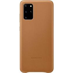 Foto van Samsung leather cover cover samsung galaxy s20+ bruin