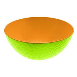 Foto van Zak!designs schaal meloen 20 x 9 cm melamine groen/oranje