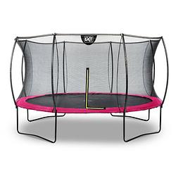 Foto van Exit silhouette trampoline rond - 366 cm - roze
