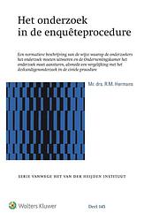 Foto van Het onderzoek in de enquêteprocedure - r.m. hermans - paperback (9789013145366)