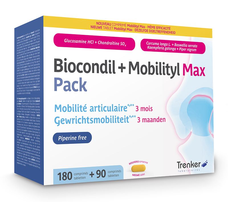 Foto van Trenker biocondil + mobilityl max pack tabletten