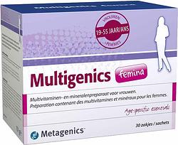 Foto van Metagenics multigenics femina zakjes