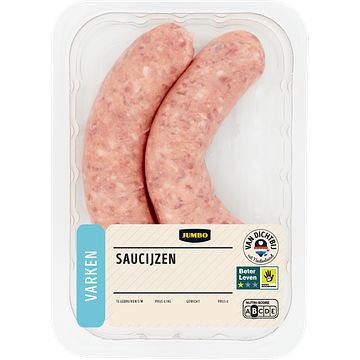 Foto van Jumbo varken saucijs 2 stuks 240g