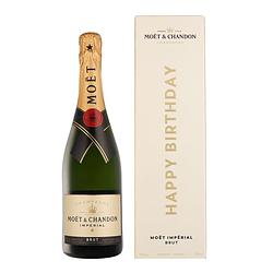 Foto van Moet & chandon happy birthday limited edition wijn + giftbox