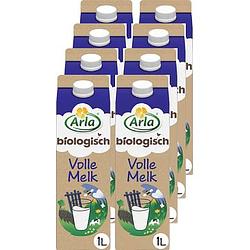 Foto van Arla biologisch volle melk 8 x 1l bij jumbo