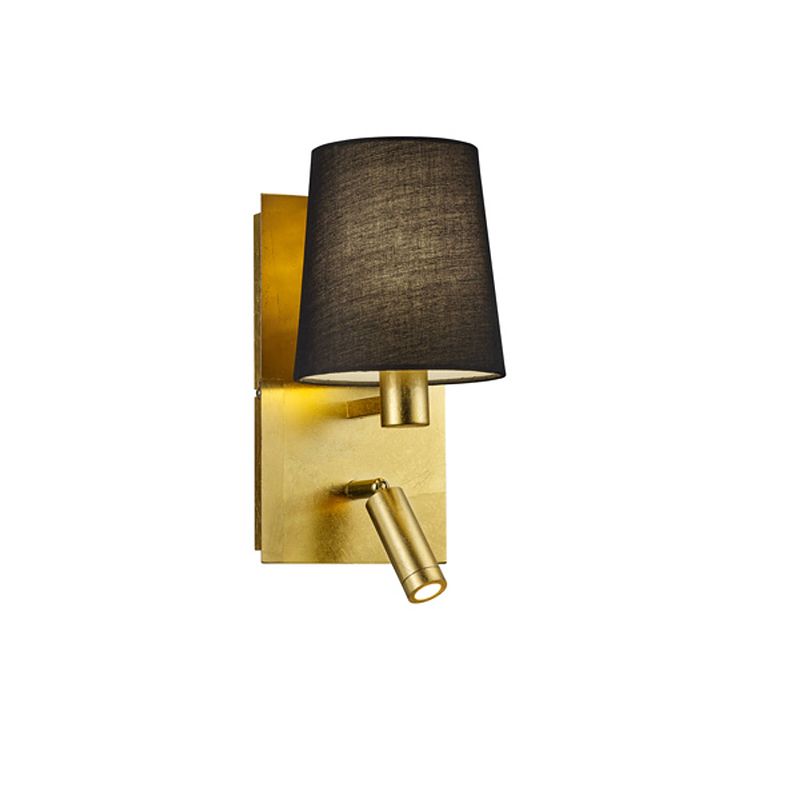 Foto van Moderne wandlamp marriot - metaal - goud