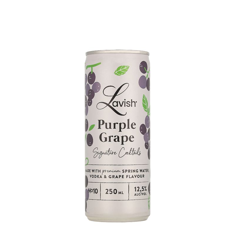 Foto van Lavish purple grape 25cl premix cocktails