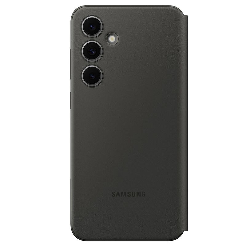 Foto van Samsung smart view wallet case - voor galaxy s24 fe telefoonhoesje zwart