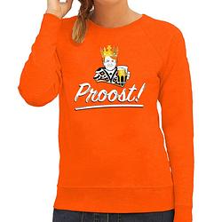 Foto van Proost sweater oranje voor dames - koningsdag truien xl - feesttruien